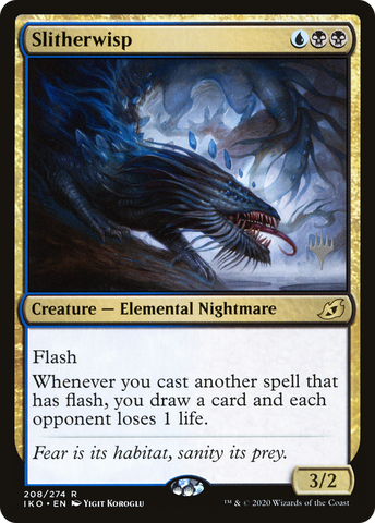 {R} Slitherwisp (Promo Pack) [Ikoria: Lair of Behemoths Promos][PP IKO 208]