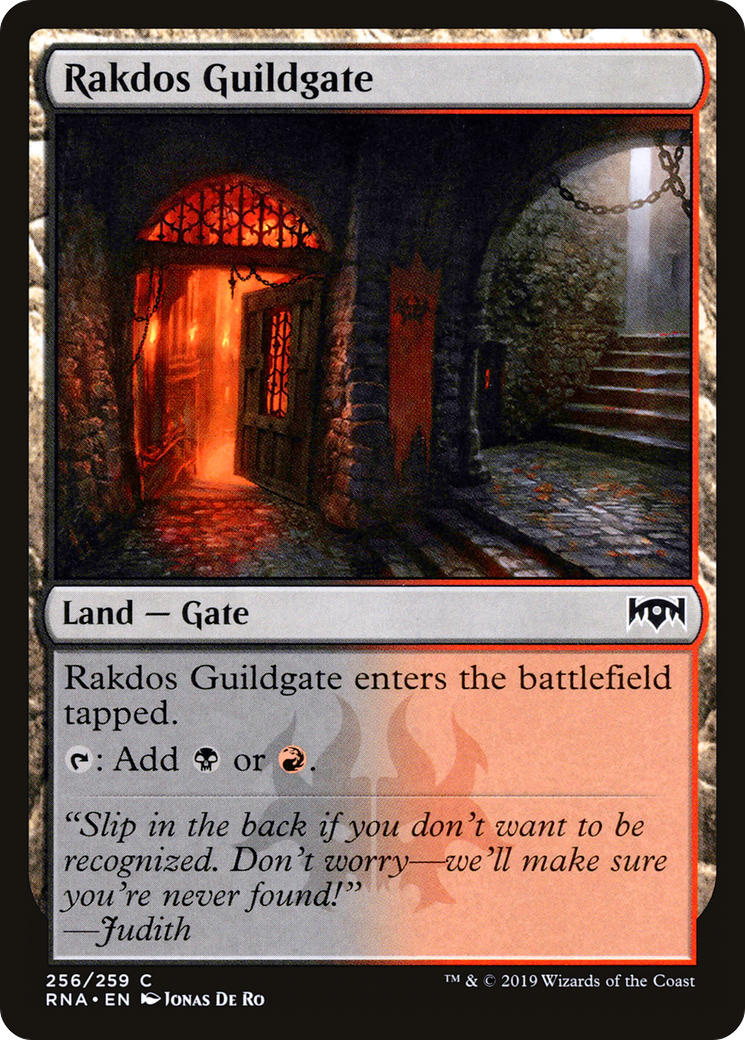 {C} Rakdos Guildgate (256/259) [Ravnica Allegiance][RNA 256]