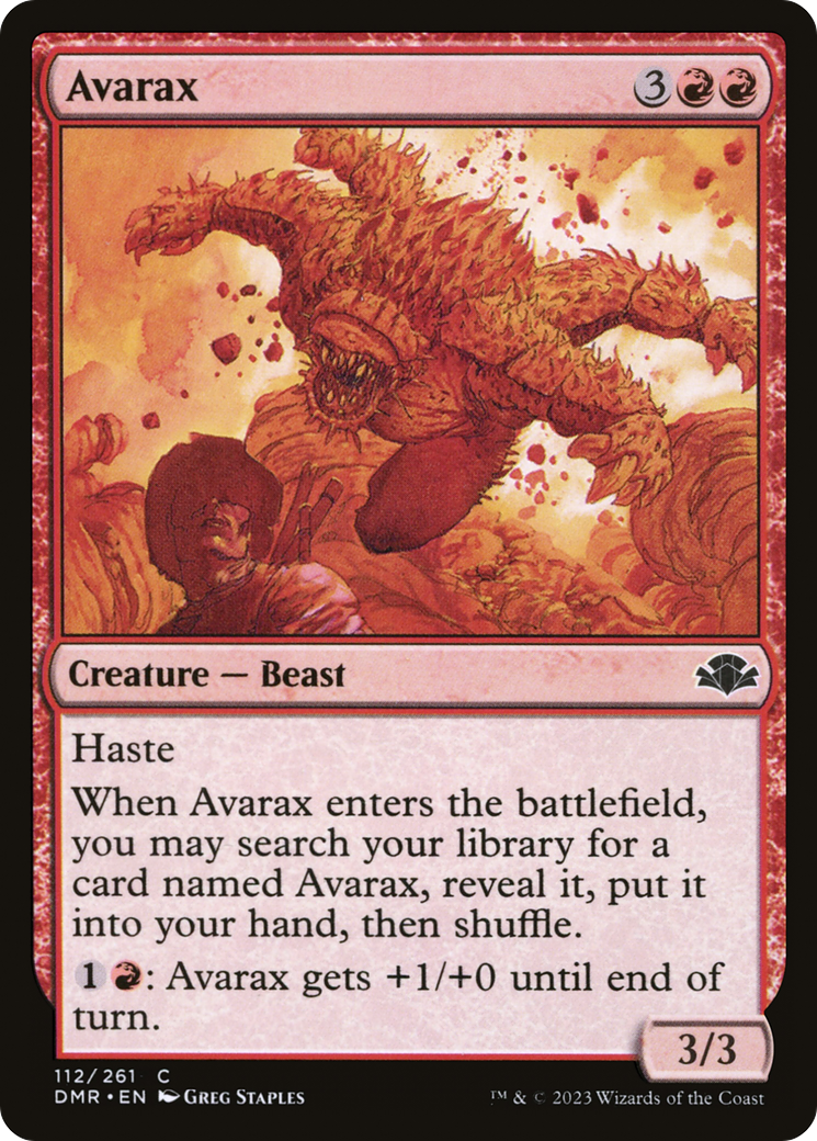 {C} Avarax [Dominaria Remastered][DMR 112]