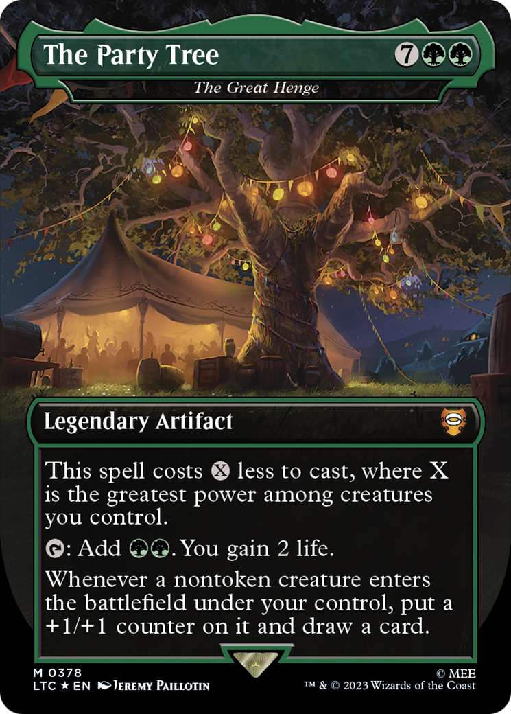 {R} The Great Henge - The Party Tree (Surge Foil Realms and Relics) [The Lord of the Rings: Tales of Middle-Earth Commander][LTC 378]