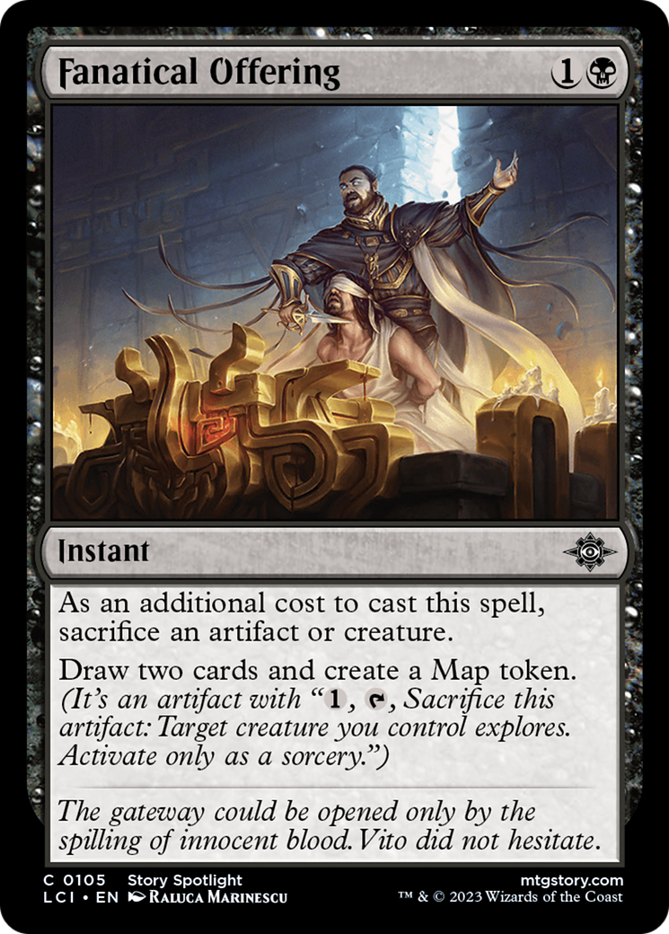{@C} Fanatical Offering [The Lost Caverns of Ixalan][LCI 105]