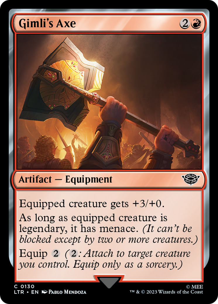 {C} Gimli's Axe [The Lord of the Rings: Tales of Middle-Earth][LTR 130]