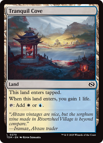 {@C} Tranquil Cove [Tarkir: Dragonstorm][TDM 270]