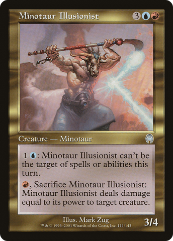 {C} Minotaur Illusionist [Apocalypse][APC 111]