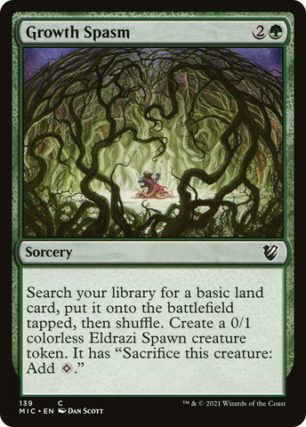 {C} Growth Spasm [Innistrad: Midnight Hunt Commander][MIC 139]