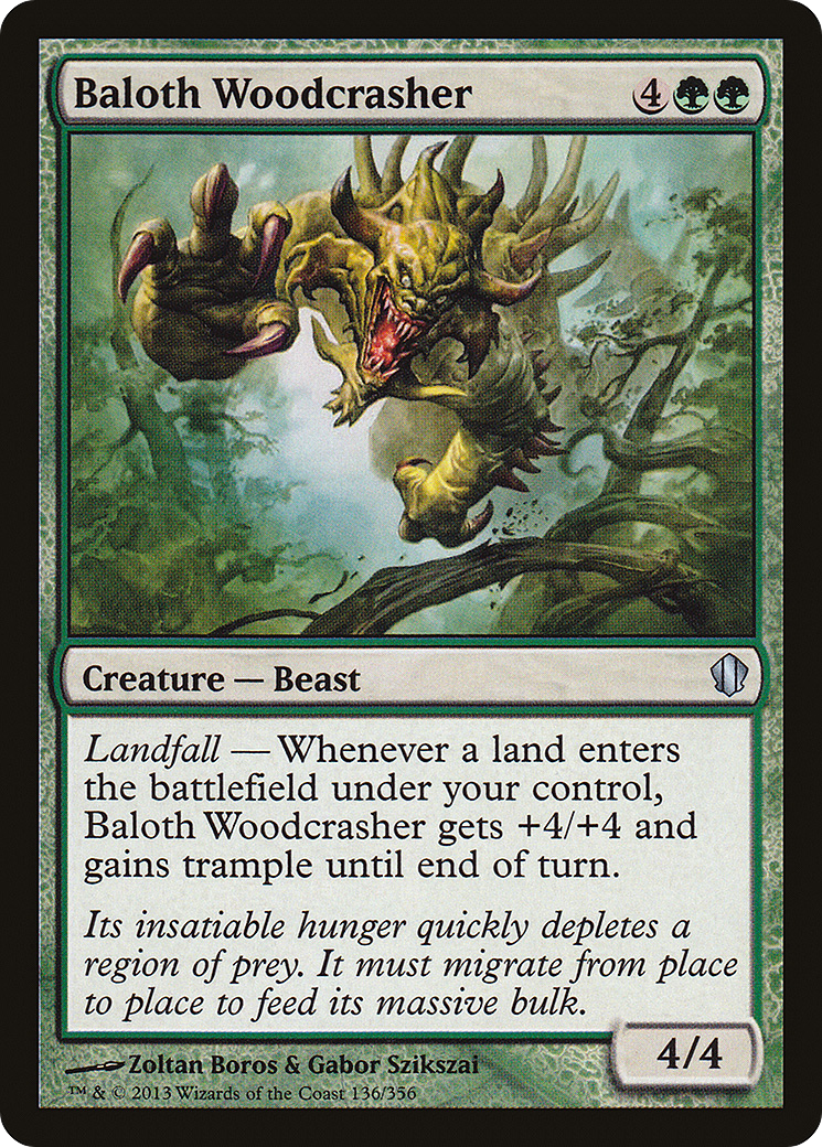 {C} Baloth Woodcrasher [Commander 2013][C13 136]