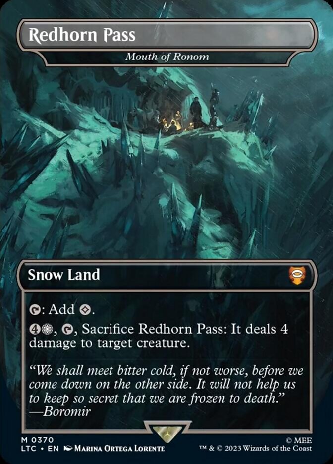 {R} Mouth of Ronom - Redhorn Pass [The Lord of the Rings: Tales of Middle-Earth Commander][LTC 370]
