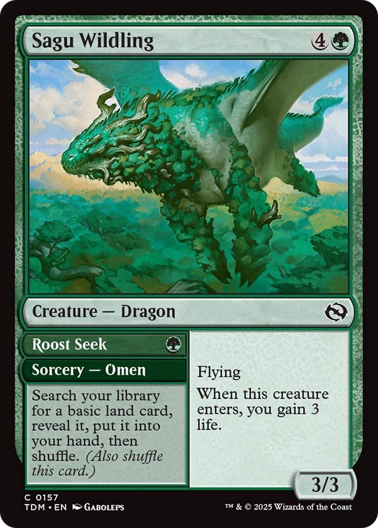 {@C} Sagu Wildling [Tarkir: Dragonstorm][TDM 157]