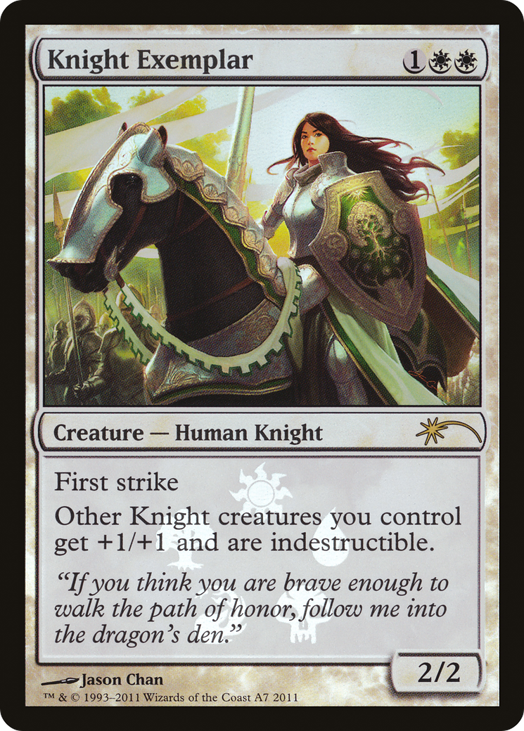 {R} Knight Exemplar [Resale Promos][PA RES A7] - Misty Mountain Games