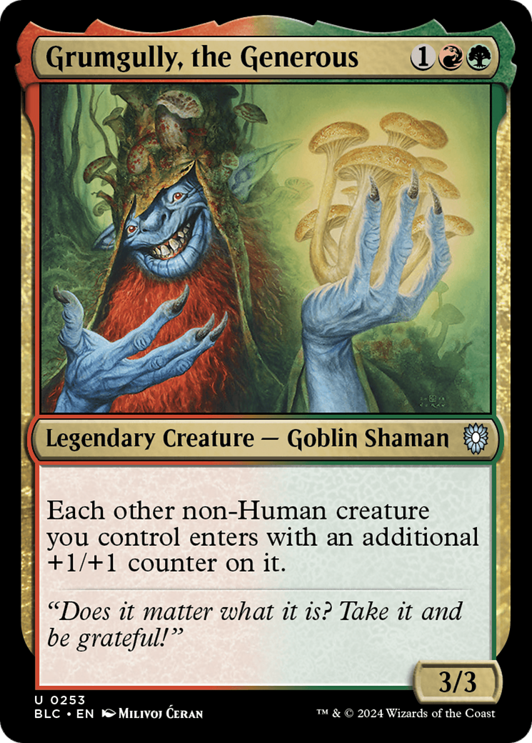 {C} Grumgully, the Generous [Bloomburrow Commander][BLC 253]
