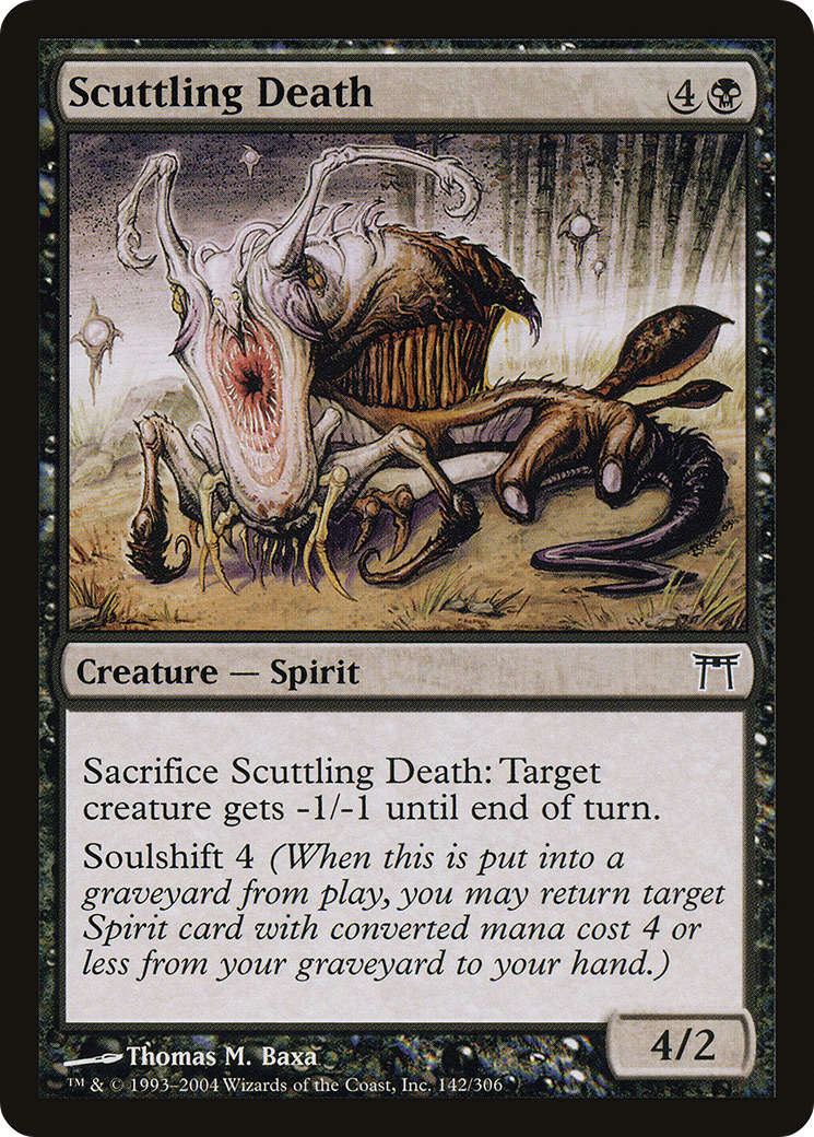 {C} Scuttling Death [Champions of Kamigawa][CHK 142]