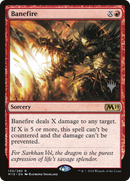 {R} Banefire (Promo Pack) [Core Set 2019 Promos][PP M19 130]
