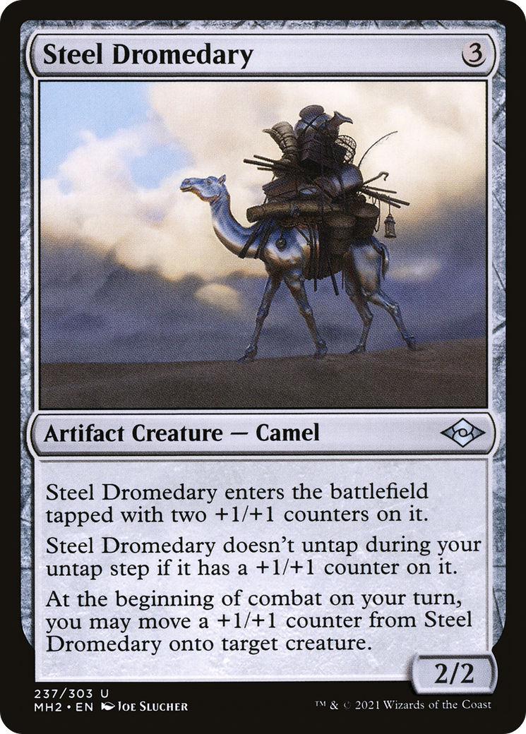 {C} Steel Dromedary (Foil) [Modern Horizons 2] [MH2 237]