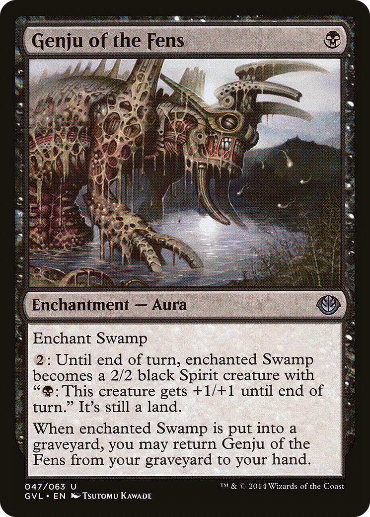 {C} Genju of the Fens (Garruk vs. Liliana) [Duel Decks Anthology][GVL 047]