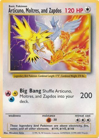 [JUM PKM-R] Articuno, Moltres, and Zapdos (Jumbo Card) [Miscellaneous Cards & Products]