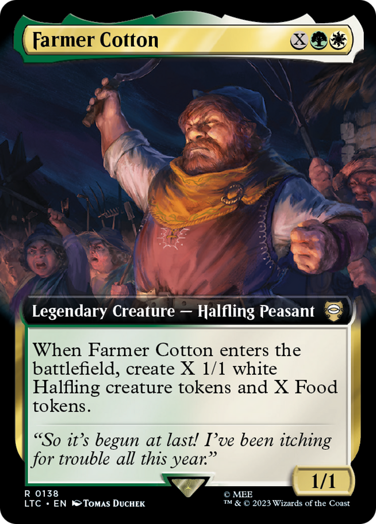 {R} Farmer Cotton (Extended Art) [The Lord of the Rings: Tales of Middle-Earth Commander][LTC 138]