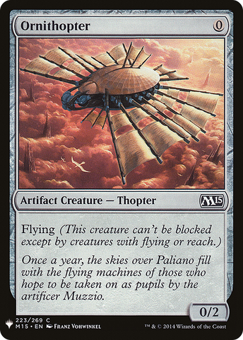 {C} Ornithopter [Mystery Booster][LS M15 223]