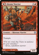 {C} Akoum Warrior // Akoum Teeth [Zendikar Rising][ZNR 134]
