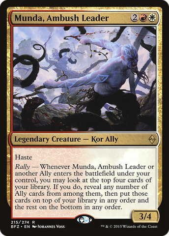 {R} Munda, Ambush Leader [Battle for Zendikar][BFZ 215]
