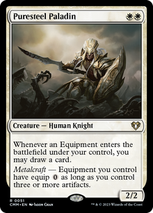 {R} Puresteel Paladin [Commander Masters][CMM 051]