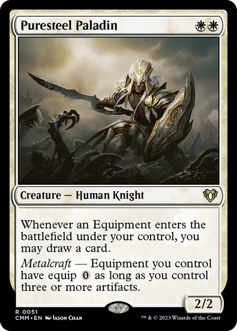 {R} Puresteel Paladin [Commander Masters][CMM 051]