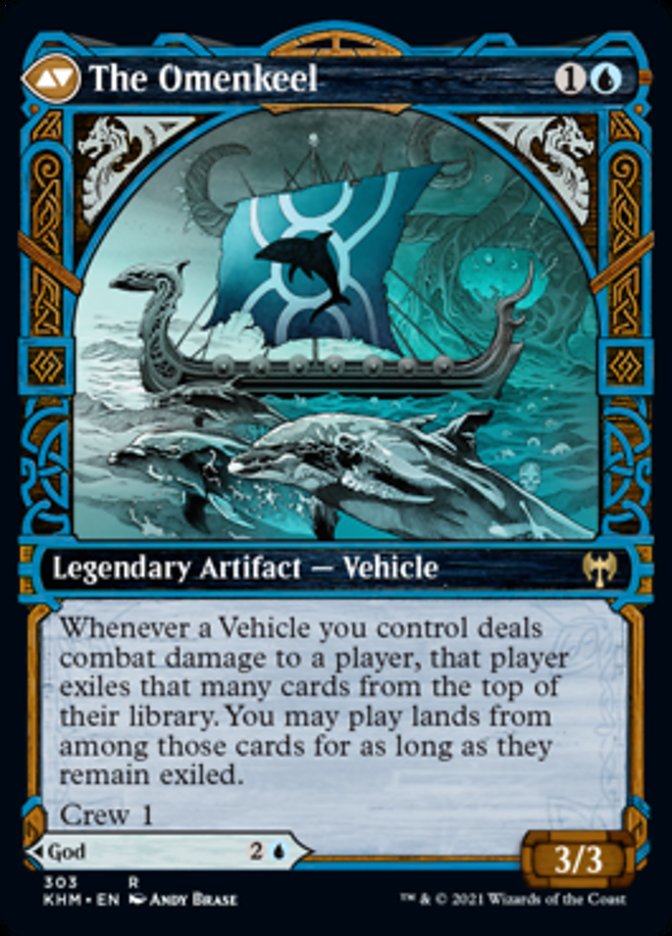{R} Cosima, God of the Voyage // The Omenkeel (Showcase) [Kaldheim][KHM 303]