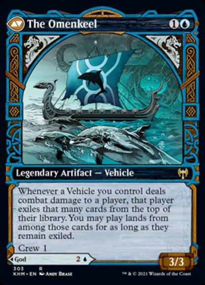 {R} Cosima, God of the Voyage // The Omenkeel (Showcase) [Kaldheim][KHM 303]