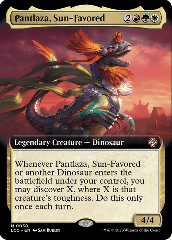 {R} Pantlaza, Sun-Favored (Extended Art) [The Lost Caverns of Ixalan Commander][LCC 030]