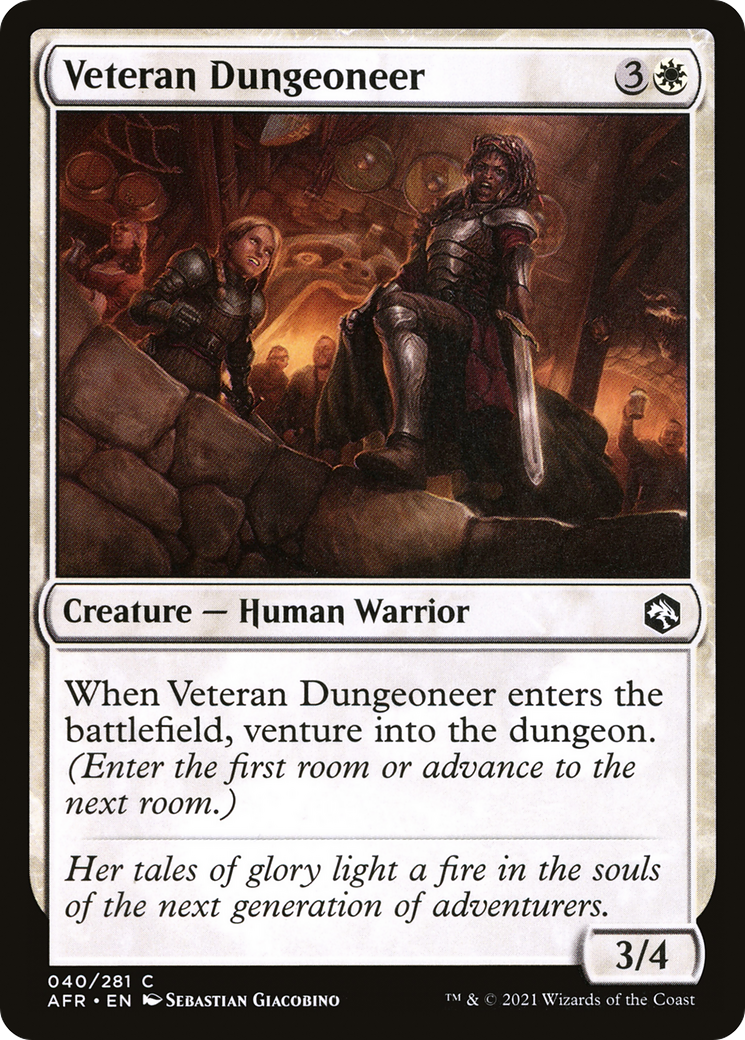 {C} Veteran Dungeoneer [Dungeons & Dragons: Adventures in the Forgotten Realms][AFR 040]
