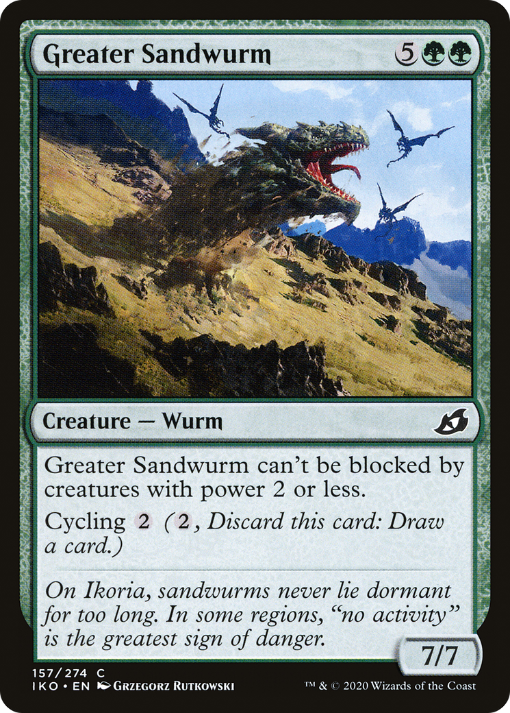 {C} Greater Sandwurm [Ikoria: Lair of Behemoths][IKO 157]