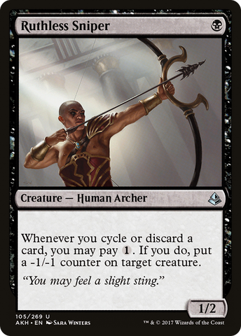 {C} Ruthless Sniper [Amonkhet][AKH 105]