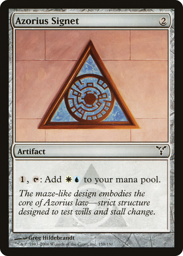 {C} Azorius Signet [Dissension][DIS 159]