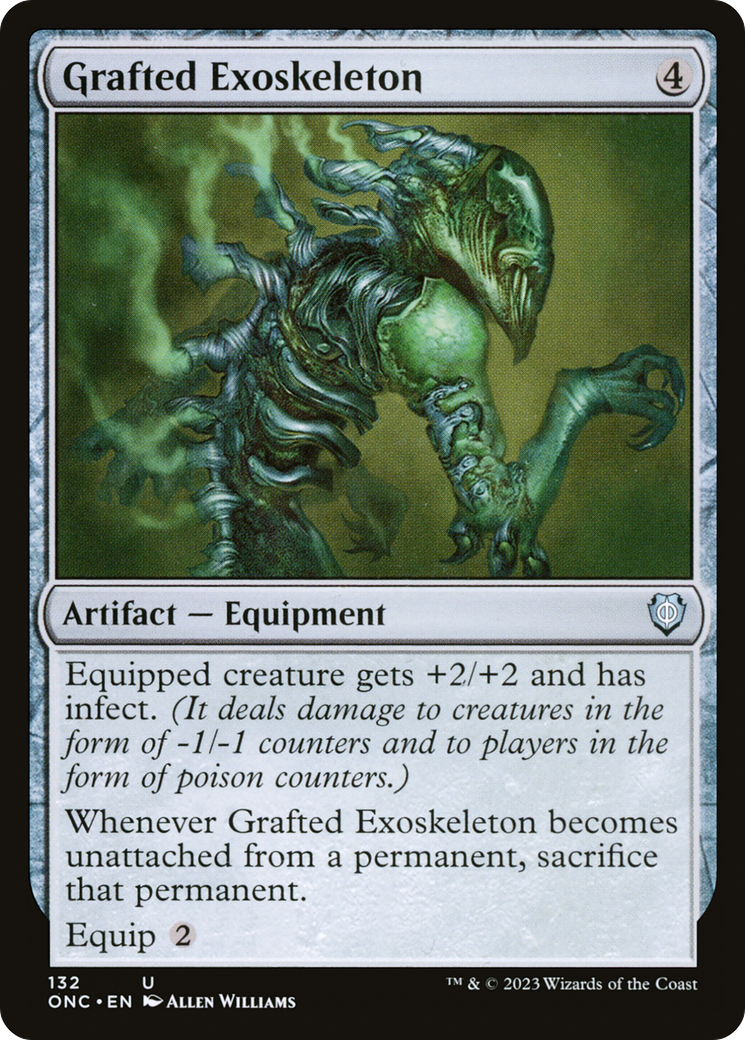 {C} Grafted Exoskeleton [Phyrexia: All Will Be One Commander][ONC 132]