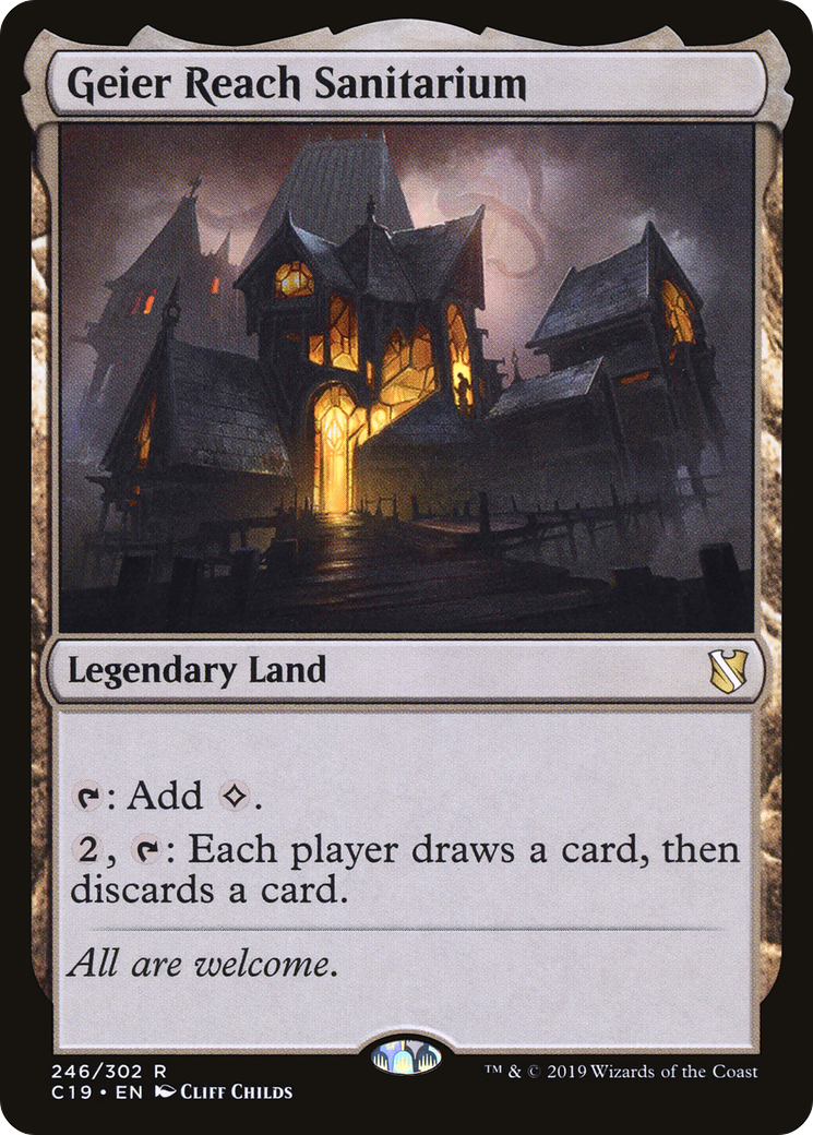 {R} Geier Reach Sanitarium [Commander 2019][C19 246]