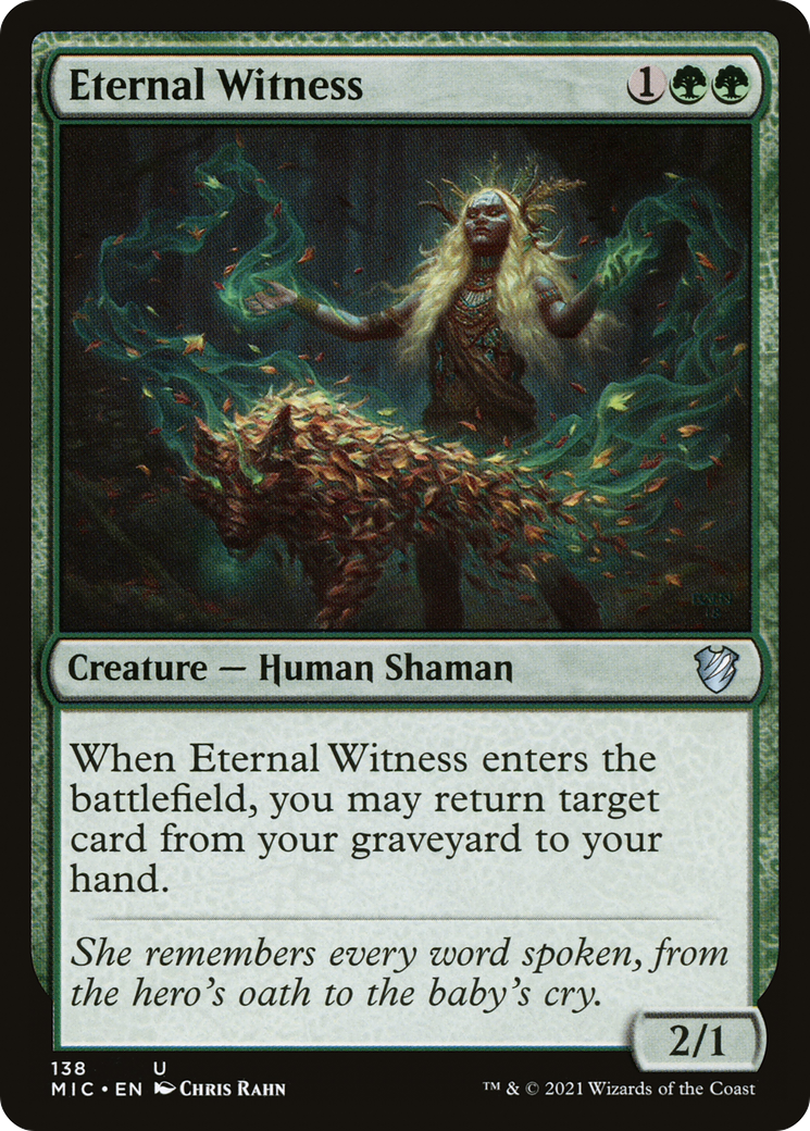 {C} Eternal Witness [Innistrad: Midnight Hunt Commander][MIC 138]