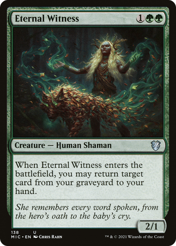 {C} Eternal Witness [Innistrad: Midnight Hunt Commander][MIC 138]