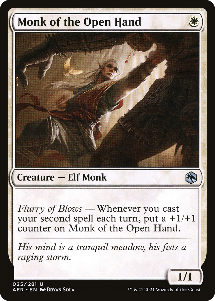{C} Monk of the Open Hand [Dungeons & Dragons: Adventures in the Forgotten Realms][AFR 025]