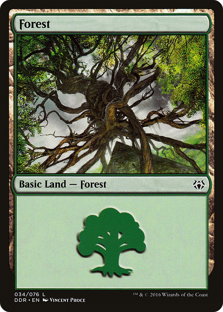 {B}[DDR 034] Forest (34) [Duel Decks: Nissa vs. Ob Nixilis]