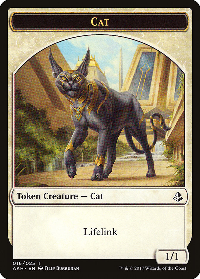 {T} Steadfast Sentinel // Cat Double-sided Token [Hour of Devastation Tokens][THOU 008]