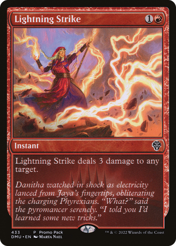 {C} Lightning Strike (Promo Pack) [Dominaria United][PP DMU 433]