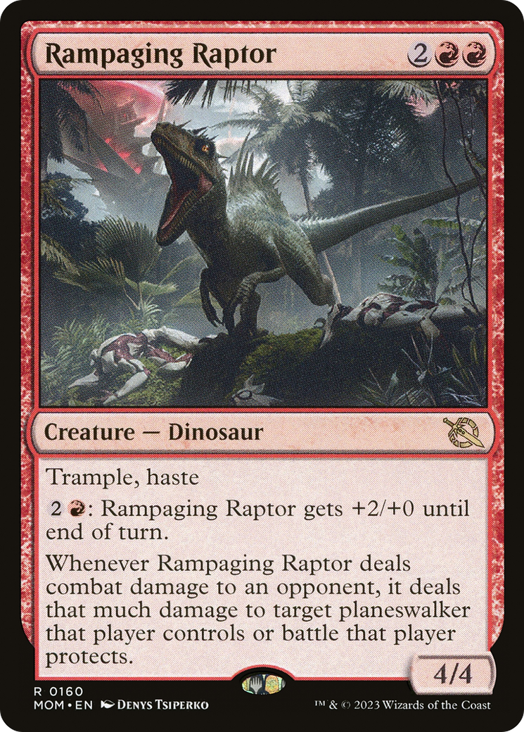 {@R} Rampaging Raptor [March of the Machine][MOM 160]