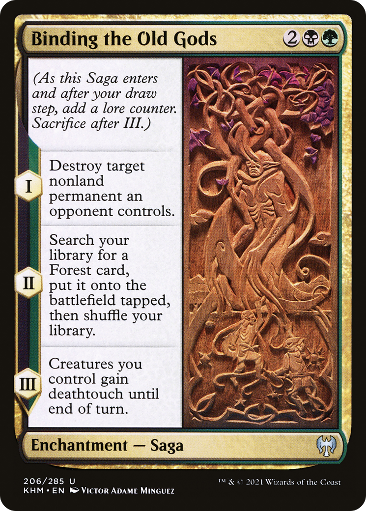 {C} Binding the Old Gods [Kaldheim][KHM 206]