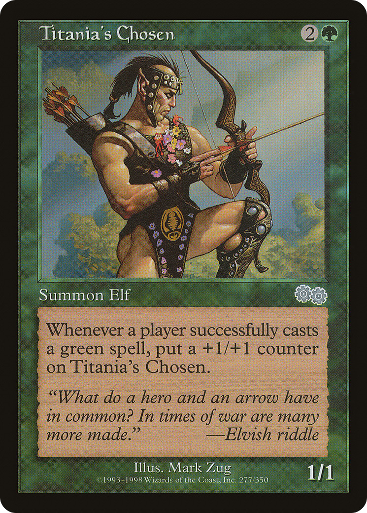 {C} Titania's Chosen [Urza's Saga][USG 277]