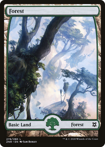 {B}[ZNR 278] Forest (278) [Zendikar Rising]
