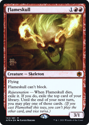 {R} Flameskull [Dungeons & Dragons: Adventures in the Forgotten Realms Prerelease Promos][PR AFR 143]