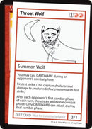 {R} Throat Wolf (2021 Edition) [Mystery Booster Playtest Cards][CMB1 065]