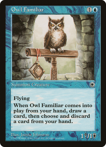 {C} Owl Familiar [Portal][POR 063]