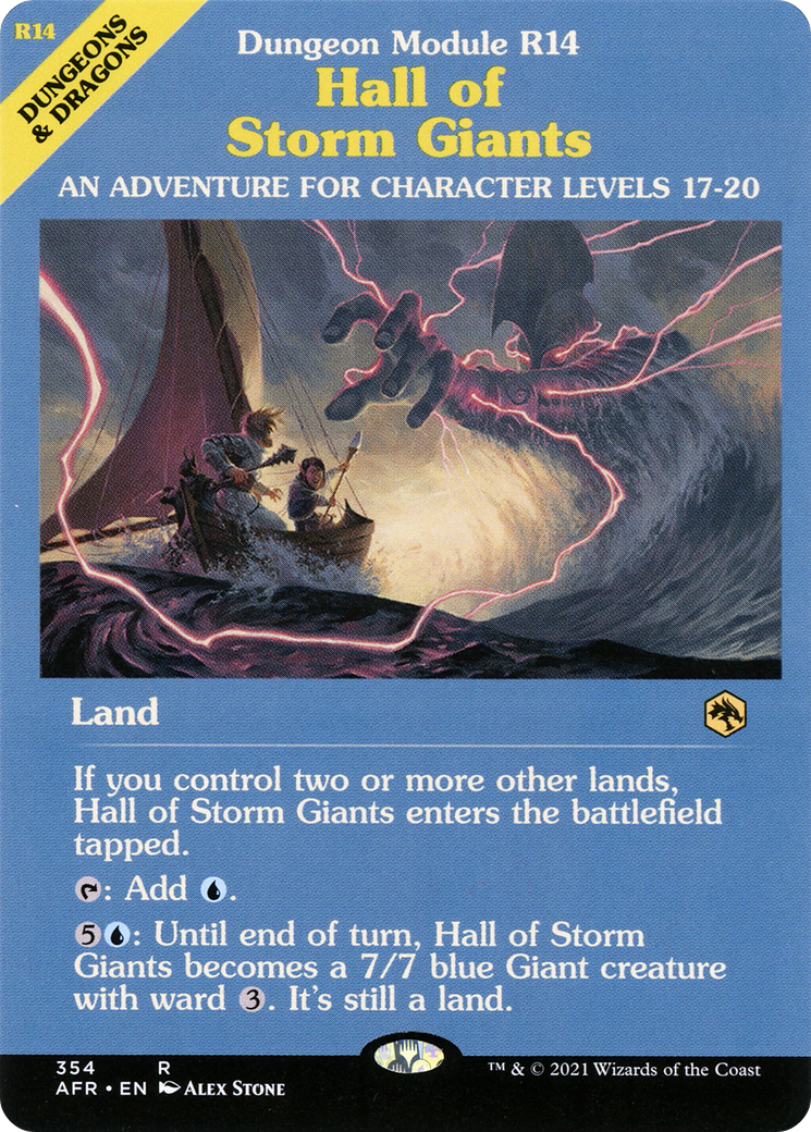 {R} Hall of Storm Giants (Dungeon Module) [Dungeons & Dragons: Adventures in the Forgotten Realms][AFR 354]