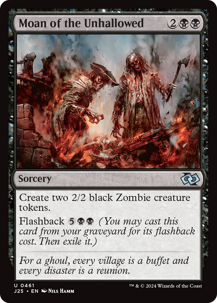 {C} Moan of the Unhallowed [Foundations Jumpstart][J25 461]