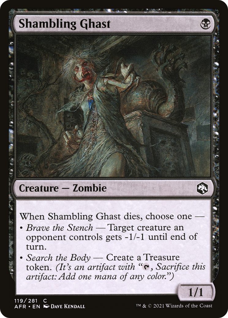 {C} Shambling Ghast [Dungeons & Dragons: Adventures in the Forgotten Realms][AFR 119]